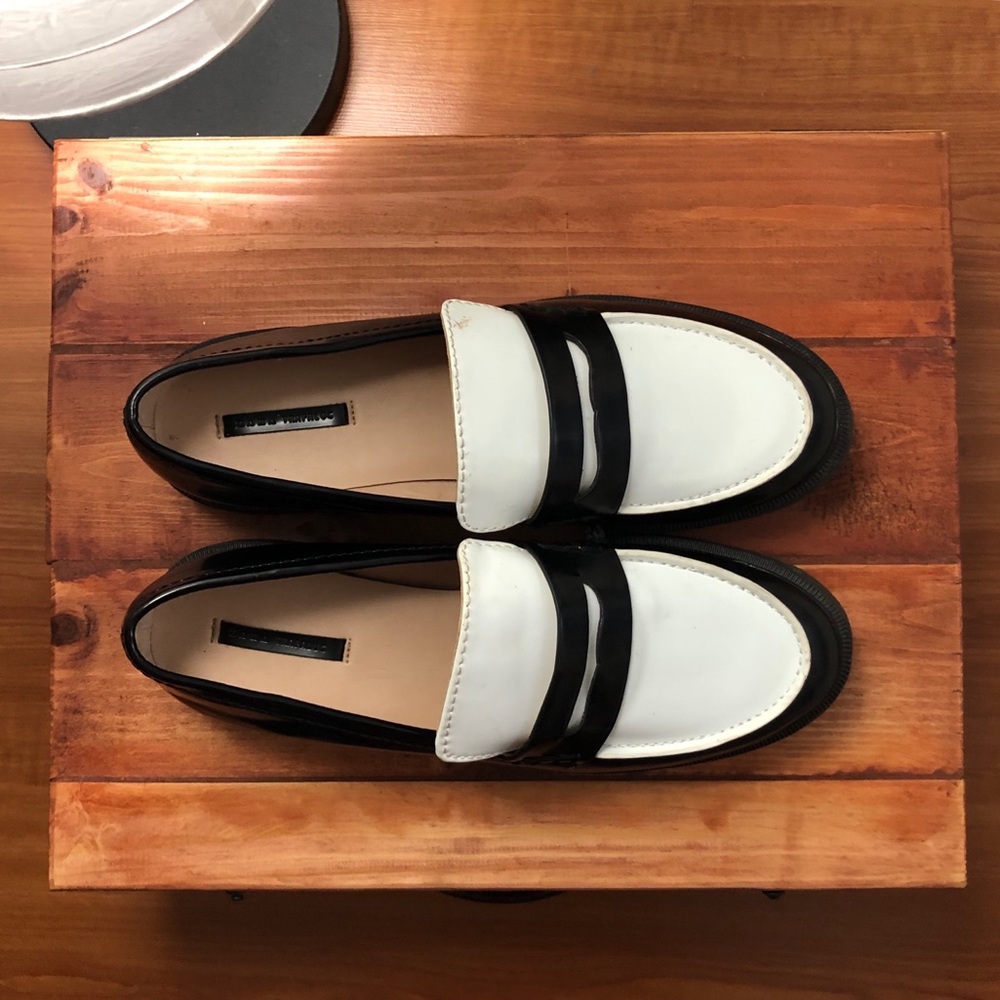 ZARA || Black & White Shoes